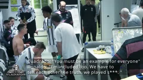 Shocking 😱😱 cristiano Ronaldo and cuadrado fight in dressing room