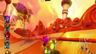 Hot Air Skyway Nintendo Switch Gameplay - Crash Team Racing Nitro-Fueled