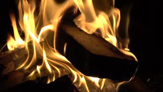 Slow Motion Camp Fire Shot with the Sony FDR-AX53 4K Handycam