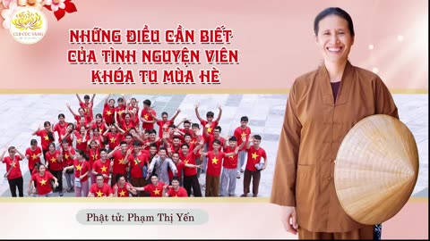 CHIA SẺ Những Điều Cần Biết Của Tình Nguyện Viên Khóa Tu Mùa Hè Phạm Thị Yến