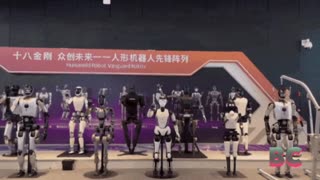 Humanoid robots in the spotlight at technology conference