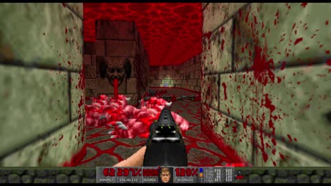 Brutal Doom II - Hell on Earth - Tactical - Hard Realism - The Courtyard (M18)