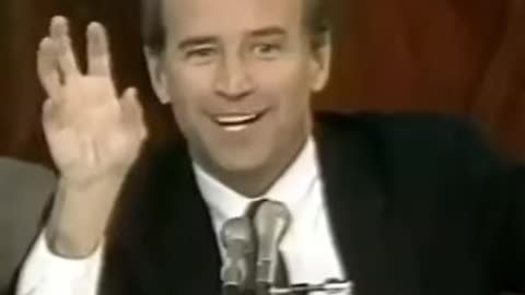 Young Joe Biden foreshadowing what he’s doing to America right now..