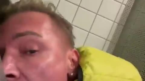 German politician Martin Neumaier films himself licking public toilets inside a railway station