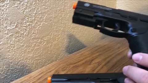 Airsoft pistols review. colt 1911 and tauarus pt 24-7.