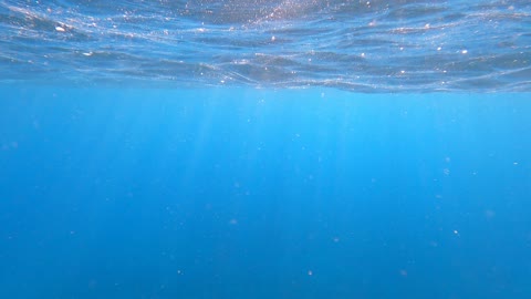 Hawaii Underwater Sun Beams