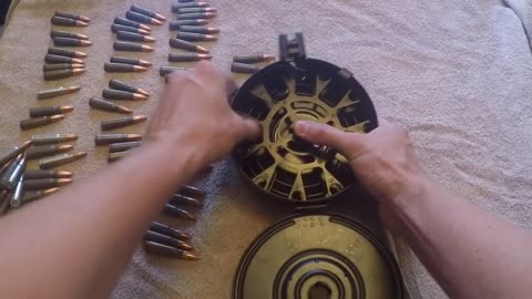 How to load a AK47 drum mag