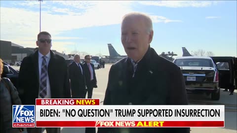 Joe Biden says that there is "No question" Trump supported an Insurrection