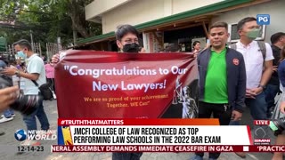 JMCFI College of Law recognized as Top Performing Law Schools in the 2022 Bar Exam