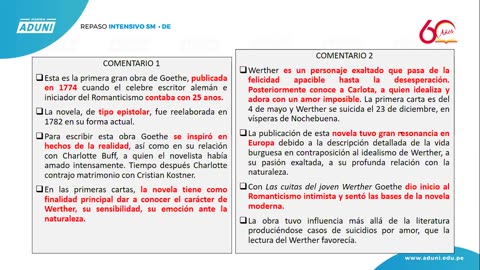 REPASO INTENSIVO ADUNI 2021 | Semana 02 | Literatura