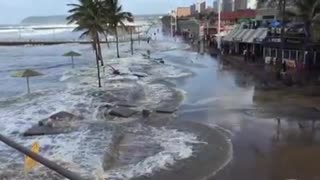 Big Wind in Durban Beach