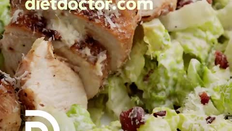 1-Min Recipe • Keto Caesar salad by diet Doctor