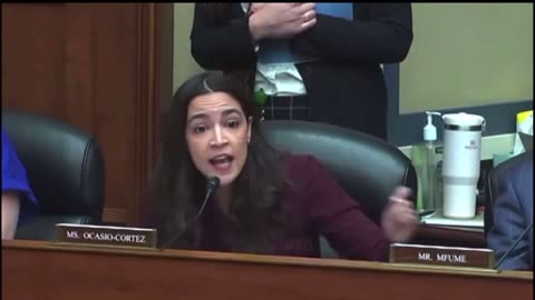 AOC the dumbest Bitch in Congress has a Meltdown