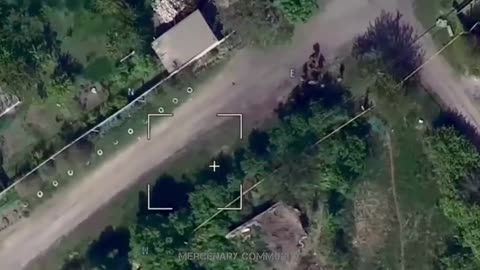 Russian Drone Strike on Ukrainian Soldiers - NSFW