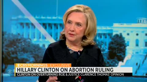 Hillary MELTS DOWN Over Clarence Thomas.