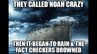 ....then the fact checkers drowned