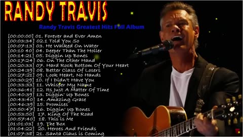 Randy Travis Greatest Hits 🏆🏆 - Randy Travis Best Songs - Randy Travis Country Music
