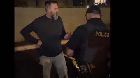 Woman making false statements to cops claiming she has talked to this man. They are trying to arrest Greg Phillips from True the Vote, for carrying a firearm in a open carry state. Getting crazy out there!