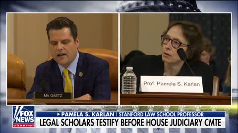 Gaetz Fires Back At Impeachment Witness Saying 'You Don't Get To Interrupt Me'