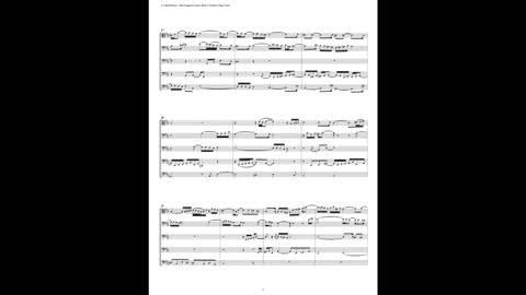 J.S. Bach - Well-Tempered Clavier: Part 1 - Prelude 01 (Trombone Quintet)