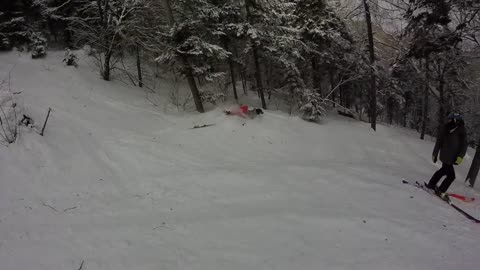 Red pants gap clearance faceplant