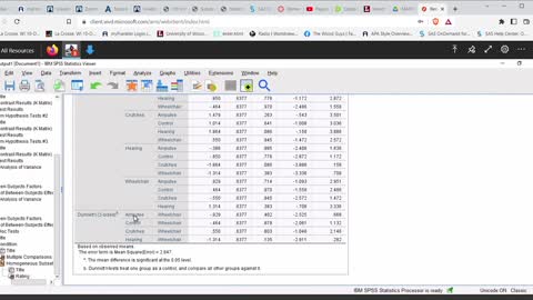 MATH 810 Multiple Comparisons in SPSS