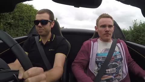 Two Ordinary Guys Have A Priceless Reaction To McLaren Supercar Acceleration