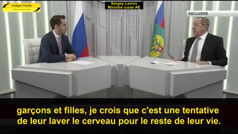 Sergey Lavrov Ministre russe des Affaires Etrangères