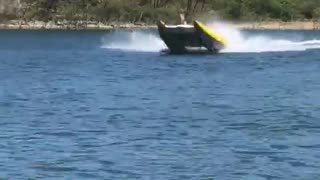 Dude Makes Boat Do a Back Flip