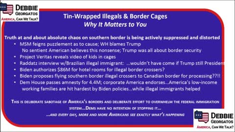 Trump Launches, Biden Lingers; Tin-Wrapped Illegals; Georgetown Kneelers 3.22.21