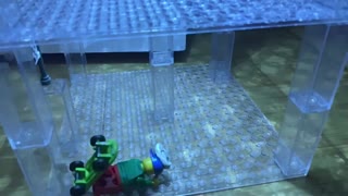 Lego stop motion: Flips and twists on a skateboard.