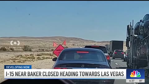 I-15 near Baker closed heading towards Las Vegas