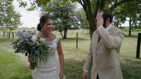 Bride Surprises Groom with EnChroma (Colorblind) Glasses! Sees colour for the first time!