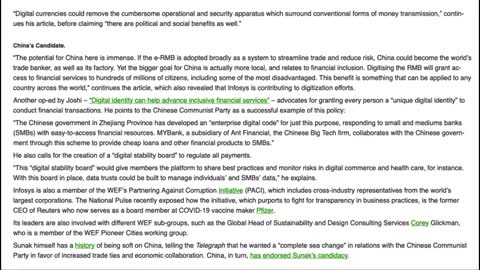 Rishi Sunak - WEF Front Man - All planned in advance, just like the fake pandemic/'virus' democide