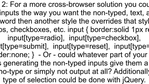 CSS selector to match an element without attribute x