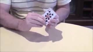 A Loose Card Penetrates A Finger In This Odd Demonstration