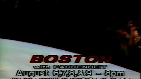 August 1, 1987 -Boston and Huey Lewis and the News at Alpine Valley Music Center