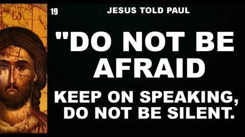 Do Not Be Afraid!