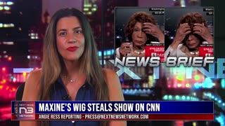 Maxine Waters Wig Malfunction Steals Show on Live CNN
