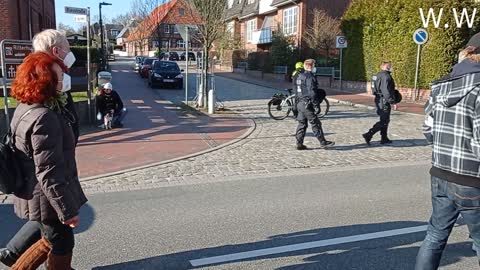 05.03.2022 Demo/Aufzug in Ritterhude