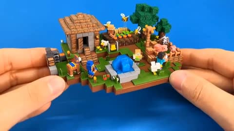 Crafting a Mini World Miniature Farm from Ordinary Clay (End)