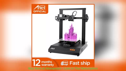 ❄️ Anet All Metal Frame ET4Pro 3D Printer Ultra Silent With 32bits Board TMC2208 Stepper Drive Auto
