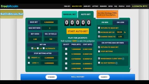 freebitcoin How To Win 1 BTC On FreeBitco in Without Script 2021