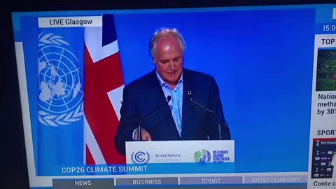 COP 26 Food Production Speech