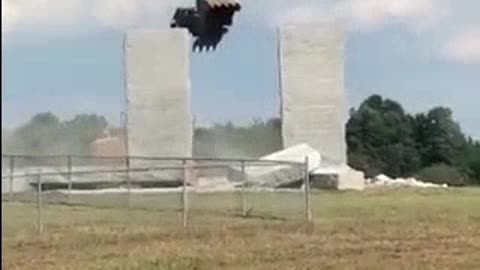 BREAKING: The Georgia Guidestones have been completely demolished!