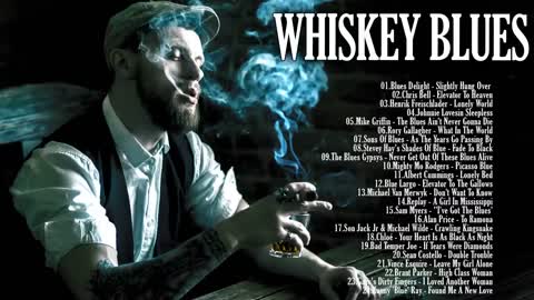 Whiskey Blues Music | Best Slow Blues/Rock Songs All Time | Guitar, Piano, Saxophone Music