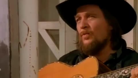 Waylon Jennings - America (Official Music Video)