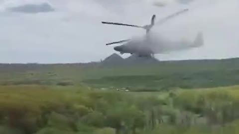 Ka-52 "Alligator" of the VKS in operation in the Donbas