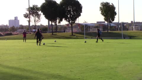 ECRL Guest Play Game 1 keeper shooting practice