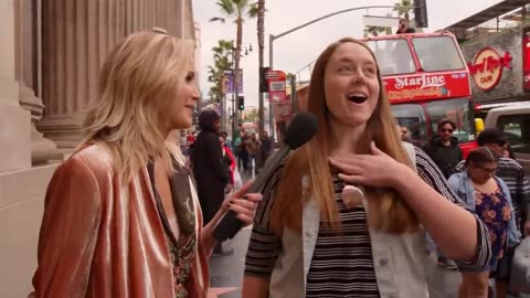 Guest Host Jennifer Lawrence Surprises People on Hollywood Blvd